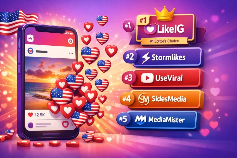 Best sites to buy USA Instagram likes in 2026 — comparison of top 5 services