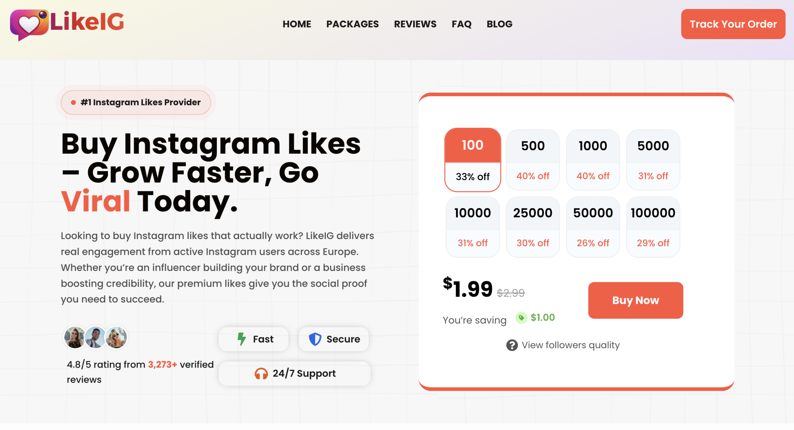 LikeIG review — best site to buy USA Instagram likes with instant delivery